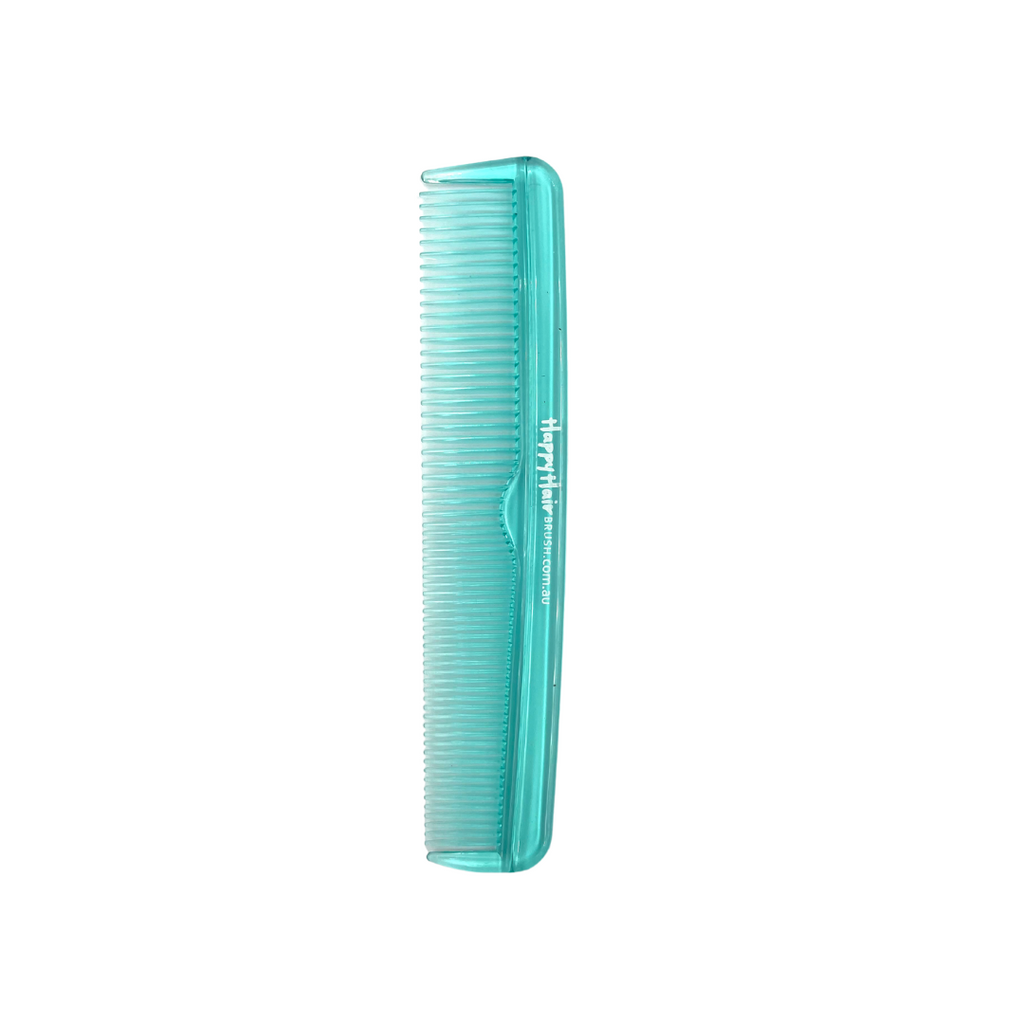 Happy Hair Brush Comb Set - Pocket Comb - Teal
