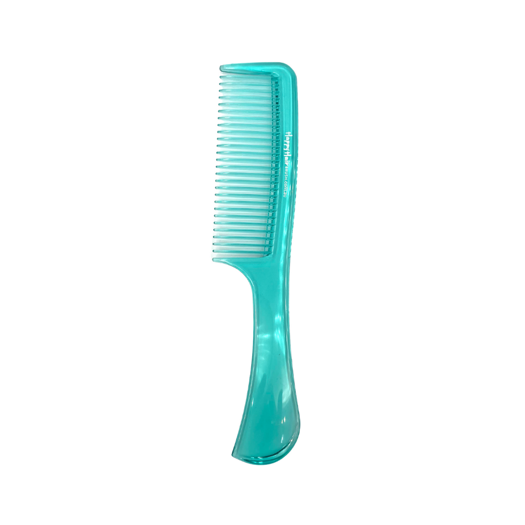 Happy Hair Brush Comb Set - Wide Tooth Comb - Teal