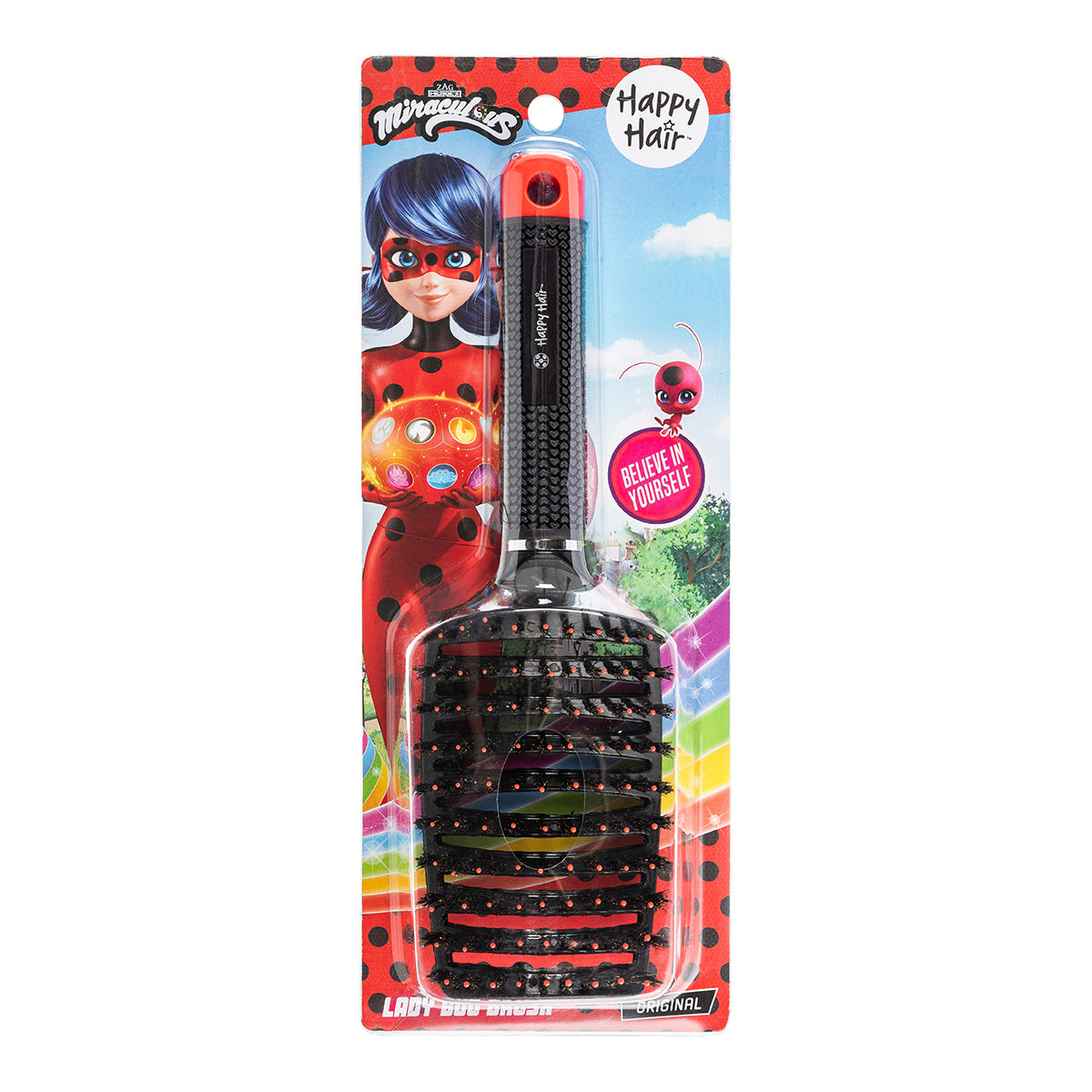Miraculous Ladybug Original Brush - Happy Hair Brush NZ